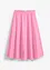 Gonna midi in misto cotone elasticizzato, bonprix