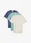 T-shirt con scollo a V (pacco da 3), bonprix