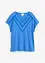 Maglia in puro lino con pizzo, bonprix