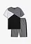 T-shirt e bermuda in felpa (set 2 pezzi), bonprix