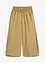 Pantaloni cropped in misto lino e cotone, bonprix