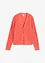 Cardigan traforato in misto lino, bonprix
