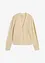 Cardigan traforato in misto lino, bonprix