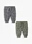 Pantaloni di jersey in cotone biologico (pacco da 2), bonprix