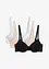Reggiseno push-up con ferretto (pacco da 3), bonprix