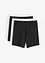 Boxer aderenti in lunghezza media con cotone biologico (pacco da 4), bonprix
