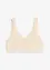 Reggiseno bustier a coste senza cuciture Feel Comfort, bonprix