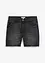 Bermuda in jeans con orli aperti, relaxed fit, bonprix