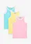 Top con cotone biologico (pacco da 3), bonprix