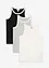 Top con cotone biologico (pacco da 3), bonprix