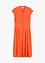 Abito midi in misto lino leggero, bonprix