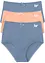 Slip a vita alta con cotone biologico (pacco da 3), bonprix