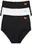 Slip a vita alta con cotone biologico (pacco da 3), bonprix