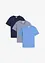 T-shirt con scollo a V (pacco da 3), bonprix