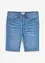 Bermuda di jeans in felpa con taglio comfort, regular fit, bonprix
