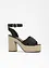 Sandali con tacco e plateau, bonprix