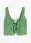 Top con stringatura e effetto operato, bonprix