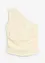 Top monospalla con effetto strutturato, bonprix
