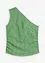 Top monospalla con effetto strutturato, bonprix