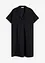 Abito largo in cotone con piega, bonprix