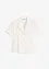 Blusa cropped a maniche corte in popeline di cotone, bonprix