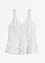 Top con spalline sottili e ruches, bonprix