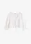 Blusa con ricamo traforato e maniche a sbuffo, bonprix