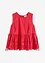 Top con spacco e ricami traforati, bonprix