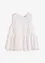 Top con spacco e ricami traforati, bonprix
