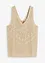 Top in maglia traforato, bonprix
