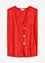 Top plissettato, bonprix