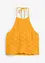 Top in maglia con scollo all'americana, bonprix