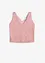 Top cropped con scollatura profonda, bonprix
