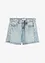 Shorts di jeans low stretch, vita media, bonprix