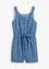 Tuta in denim di cotone fluido, bonprix