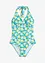 Costume con allacciatura al collo ed effetto modellante medio, bonprix