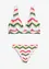 Bikini a bustier con scollatura a V (set 2 pezzi), bonprix