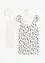 Top in puro cotone biologico (pacco da 2), bonprix