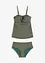Tankini (set 2 pezzi) con filato glitterato, bonprix