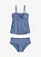 Tankini (set 2 pezzi) con filato glitterato, bonprix