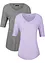 Maglia lunga in morbida viscosa (pacco da 2), bonprix