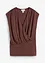 Maglia a portafoglio in misto viscosa fluente, bonprix
