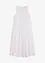 Abito lungo in cotone con arricciature, bonprix