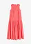 Abito lungo in cotone con arricciature, bonprix