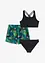 Bikini e slip (set 3 pezzi), bonprix