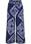 Pantaloni in jersey a palazzo con cinta smock, bonprix