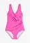 Costume intero incrociato con effetto modellante medio, bonprix