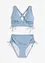 Bikini a bustier con spalline incrociate (set 2 pezzi), bonprix