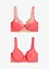 Reggiseno con ferretto e pizzo finemente lavorato (pacco da 2), bonprix