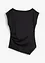 Top asimmetrico effetto neoprene, bonprix